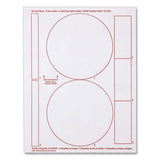 Verbatim® Inkjet Media Labels, Matte White, 50 Sheets/Pack (VER71126) Pack of 50