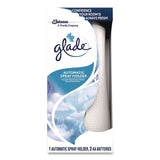 Glade® Automatic Spray Air Freshener Combo Set, Holder with (2) Clean Linen Refills (SJN375634) Each