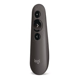Logitech® R500 Laser Presentation Remote, Class 1, Projects 65 ft, Gray (LOG24342681) Each