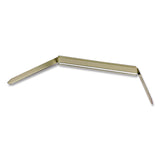 Officemate Prong Fastener Base, 2" Capacity, 2.75" Center to Center, Silver, 100/Box (OIC99714) Box of 100