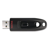 SanDisk® Ultra USB 3.0 Type A Flash Drive, 256 GB, Black (SDISDCZ48256GA) Each