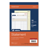 Adams® Multipart Statement Pad, Two-Part Carbonless, 5.56 x 7.94, 50 Sets/Pad, 3 Pads/Pack (TOPDC58123) Pack of 50