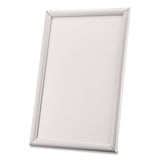 Universal® Poster Frame, Aluminum, 17 x 11 Insert, Silver (UNV08233) Each