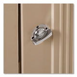 Rubbermaid Plaza Indoor/Outdoor Waste Container, Rectangular, Plastic, 50 gal, Beige (3964BG) Each