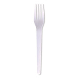 Eco-Products® Plantware CPLA Cutlery, Fork, White, 1,000/Carton (ECOEPS017) Case of 1000