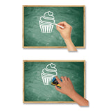 Cra-Z-Art® Chalk and Eraser Set, (12) White/(12) Assorted (CZA1087424) Each