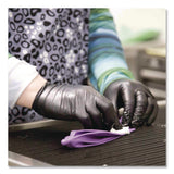 AMMEX® Professional Nitrile Exam Gloves, Powder-Free, Medium, 3 mil Thick, Black, 100/Box (AXCABNPF44100) Box of 100