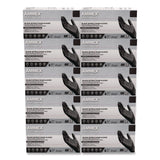 AMMEX® Professional Nitrile Exam Gloves, Powder-Free, Medium, 3 mil Thick, 9.5" Long, Black, 100/Box, 10 Boxes/Carton (AXCABNPF44100CT) Case of 1000