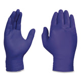 AMMEX® Professional Nitrile Exam Gloves, Powder-Free, Medium, 3 mil Thick, Indigo, 100/Box (AXCAINPF44100) Box of 100