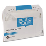 Georgia Pacific® Professional Safe-T-Gard Half-Fold Toilet Seat Covers, Half-Fold, 14.5 x 17.44, White, 250 Covers/Pack, 4 Packs/Carton (GPC47052) Case of 1000