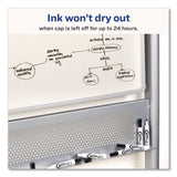 Avery® MARKS A LOT Desk-Style Dry Erase Markers, Broad Chisel Tip, Blue (AVE24406EA) Each