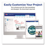 Avery® Fabric Transfers, For Light-Colored Fabrics, 8.5 x 11, White, 6/Pack (AVE3271) Pack of 6