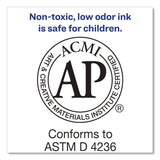 Avery® MARKS A LOT Desk-Style Dry Erase Markers, Broad Chisel Tip, Blue (AVE24406EA) Each