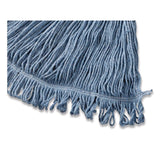 Rubbermaid® Commercial Super Stitch Blend Mop, Cotton/Synthetic, Blue (RCPFGD21306BL00) Each