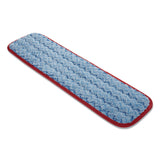 Rubbermaid® Commercial HYGEN™ Microfiber Wet Mop Pad, 18", Red, 12/Carton (RCPFGQ41000RD00) Case of 12