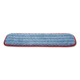 Rubbermaid® Commercial HYGEN™ Microfiber Wet Mop Pad, 18", Red, 12/Carton (RCPFGQ41000RD00) Case of 12