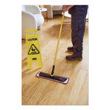 Rubbermaid® Commercial HYGEN™ Microfiber Wet Mop Pad, 18", Red, 12/Carton (RCPFGQ41000RD00) Case of 12