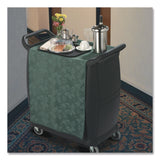 Boardwalk® Bussing Cart, Plastic, 3 Shelves, 300 lb Capacity, 18 x 36.25 x 38, Black (BWKBCART3) Each