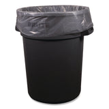 Boardwalk® Low-Density Waste Can Liners, 45 gal, 0.9 mil, 40 x 46, Clear, Perforated Roll, 100/Carton (BWK404609CL) Case of 100