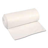 Boardwalk® High-Density Can Liners, 45 gal, 12 mic, 40 x 48, Natural, Perforated Roll, 250/Carton (BWK404812N) Case of 250