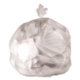 Boardwalk® High-Density Can Liners, 45 gal, 22 mic, 40 x 48, Natural, Perforated Roll, 150/Carton (BWK404822N) Case of 150