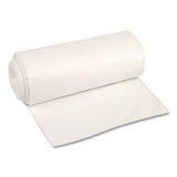 Boardwalk® High-Density Can Liners, 45 gal, 22 mic, 40 x 48, Natural, Perforated Roll, 150/Carton (BWK404822N) Case of 150