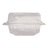 Karat® PET Plastic Hinged Container, 6 x 6 x 3.3, Clear, Plastic, 500/Carton (KRTFPHC66PET1C) Case of 500