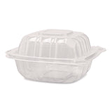 Karat® Polypropylene Plastic Hinged Container, 6 x 6 x 3.3, Clear, Plastic, 50/Pack, 6 Packs/Carton (KRTFPHC66PP1C) Case of 300