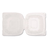 Karat® Polypropylene Plastic Hinged Container, 6 x 6 x 3.3, Clear, Plastic, 50/Pack, 6 Packs/Carton (KRTFPHC66PP1C) Case of 300