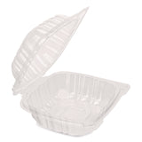 Karat® Polypropylene Plastic Hinged Container, 6 x 6 x 3.3, Clear, Plastic, 50/Pack, 6 Packs/Carton (KRTFPHC66PP1C) Case of 300