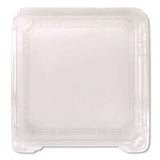 Karat® Polypropylene Plastic Hinged Container, 6 x 6 x 3.3, Clear, Plastic, 50/Pack, 6 Packs/Carton (KRTFPHC66PP1C) Case of 300