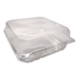 Karat® PET Plastic Hinged Container, 9 x 9 x 3.6, Clear, Plastic, 100/Pack, 2 Packs/Carton (KRTFPHC99PET1C) Case of 200