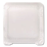 Karat® PET Plastic Hinged Container, 9 x 9 x 3.6, Clear, Plastic, 100/Pack, 2 Packs/Carton (KRTFPHC99PET1C) Case of 200