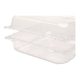 Karat® PET Plastic Hinged Container, 9 x 9 x 3.6, Clear, Plastic, 100/Pack, 2 Packs/Carton (KRTFPHC99PET1C) Case of 200