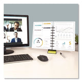 NoteTower Desktop Pro Plastic Document Stand Bar, 2 Sheet Capacity, Plastic, Black (NWRNTR3001) Each