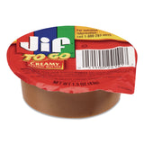 Jif To Go® Spreads, Creamy Peanut Butter, 1.5 oz Cup, 36/Carton (SMU515002411) Case of 36