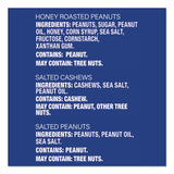 Planters® Salted Nuts Variety Pack, Assorted Flavors, 1.5 oz/1.75 oz Packs, 24/Carton (PTN884624) Case of 24