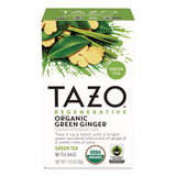 Tazo® Seattle's Best® Tea Bags, Organic Green Ginger, 16/Box (TZOTAZ00356BX) Box of 16