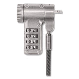 Targus® DEFCOM Ultimate Universal Serialized Combination Lock, 6.5 ft Cable (TRGASP96GLXS) Each