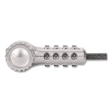 Targus® DEFCOM Ultimate Universal Serialized Combination Lock, 6.5 ft Cable (TRGASP96GLXS) Each