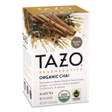 Tazo® Seattle's Best® Tea Bags, Organic Chai, 16/Box (TZOTAZ00305BX) Box of 16