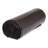 Inteplast Group Low-Density Commercial Can Liners, 60 gal, 1.15 mil, 38 x 58, Black, Interleaved Roll, 25 Bags/Roll, 4 Rolls/Carton (IBSSLW3858SPK) Case of 4