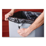 Rubbermaid® Commercial Universal Square Trash Can with Swing Lid, 23 gal, Plastic, Gray (RCP2143862) Each