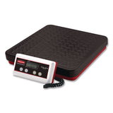 Rubbermaid® Commercial Digital Receiving Scale, 150 lb Capacity, Black/Red (RCPFG401088) Each