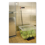 Rubbermaid® Commercial Digital Receiving Scale, 150 lb Capacity, Black/Red (RCPFG401088) Each