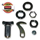 Rubbermaid® Commercial Plaza Container Replacement Parts, Latch Kit Assembly, Silver (SGSFG3964L30000) Each