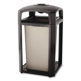 Rubbermaid® Commercial Landmark Series Replacement Parts, Dome Top, 26 x 26 x 10.5, Black (SGSFG3975L1BLA) Each