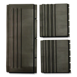 Rubbermaid® Commercial Utility Cart Replacement Parts, Panel Kit for FG409300BLA, FG409500BLA, FG9T3500BLA, FG9T3400BLA, FG9T4100BLA, Plastic, Black (SGSFG4093L1BLA) Each