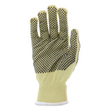 MCR™ Safety CutPro Kevlar Gloves 9396, Yellow/Black, Large, Pair (CRW9396L) 1 Pair