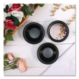 Dart® Quiet Classic Laminated Foam Dinnerware, Bowl, 5 oz, Black, 125/Sleeve, 8 Sleeves/Carton (DCC5BWBQ) Case of 1000